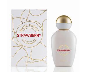 Perfume white forest strawberry, 100 ml de khadlaj, perfume para mujer