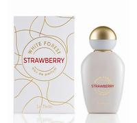 Perfume White Forest Strawberry, 100 ml de Khadlaj, perfume para mujer, perfume floral dulce y vainilla