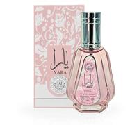 Perfume Yara Eau de Parfum 50 ml, Perfume Árabe para Mujer de Larga Duración, Fragancia Dulce y Acaramelada con Notas Florales y Frutales, Formato Ideal para Llevar en el Bolso o de Viaje (Yara 50ml)