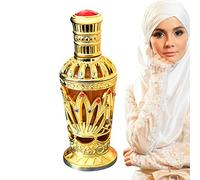 Perfumes Árabes Unisex - Perfume de diseño de botella de oro de 100 ml para adolescentes,Perfume exótico de vainilla, fragancias árabes para el hogar, perfume dorado vintage para mujer Gimocool