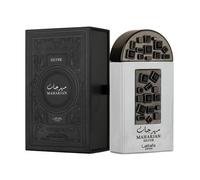 Perfumes Lattafa Maharjan Plata Para Unisex Eau De Parfum Spray, 3.4 Onzas