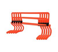 PerGar Juego de 5 Vallas Ajustables para Entrenamiento de Fútbol, Juego de Entrenamiento de Agilidad y Velocidad, Vallas de Velocidad Zerone Ajustables para Entrenamiento de Agilidad,