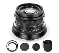 PERGEAR 35mm F1.4 Marco Completo Enfoque Manual Lente, Compatible con cámaras Sony E-Mount A7 A7II A7III A7R A7RII A7RIII A7RIV A7S A7SII A7SIII A9 A7C A6400 A6000 A6600 A6100 A6500 A6300