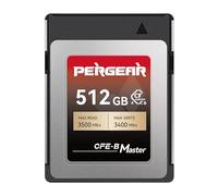 Pergear 512 GB CFexpress 4.0 Tarjetas de Memoria Tipo B, hasta 3500 MB/s Velocidad de Lectura y 3400 MB/s Velocidad de Escritura para grabación de Video Raw 8K (Serie Maestra), Compatible con R3/R5