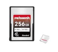 Pergear Serie estándar 256 GB CFexpress tipo A tarjeta de memoria de hasta 780 MB/s de velocidad de lectura y 780 MB/s de velocidad de escritura para grabación 4K 120P, 8K 30P, compatible con cámaras