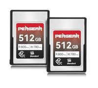 Pergear Tarjeta de memoria CFexpress tipo A de 512 GB VPG200, velocidad de lectura de hasta 800 MB/s y velocidad de escritura de 780 MB/s para grabación 4K 120P, 8K 30P (paquete de 2)