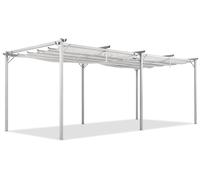 Pérgola blanca para terraza Garden Point La Palma 3x6m