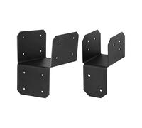 Pergola Bracket - Roof Joint Connector, 4 Piece Multipurpose Post Connector, Heavy Duty Structural Support | Porch Deck Carport Gazebo Terrace Barn Shed Assembly Hardware Support Tool