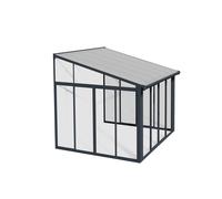 Jardines de invierno Veranda Sanremo Palram - Canopia 3 x 3 m gris