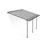 Techo para patio de aluminio Sierra Palram - Canopia 3 x 4,25 m blanco