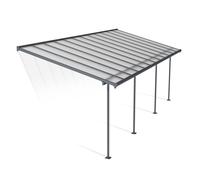 Techos para terrazas de aluminio Sierra Palram - Canopia 3 x 7,3 m gris