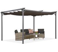 Pérgola de terraza Brown La Palma 3x3m Garden Point