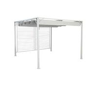 Pérgola DKD Home Decor Blanco 296 x 296 x 225 cm Acero