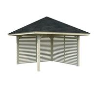 Pérgola estándar Bianca Set 102 (L x An: 384 x 384 cm, Madera, Natural)