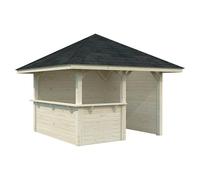 Pérgola estándar Bianca Set 103 (L x An: 384 x 384 cm, Madera, Natural)