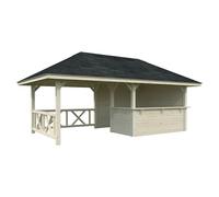 Pérgola estándar Bianca Set 110 (L x An: 672 x 384 cm, Madera, Natural)