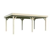 Pérgola estándar Lenna Set L (L x An: 628 x 340 cm, Madera, Natural)