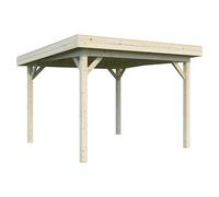 Pérgola estándar Lenna Set M (L x An: 340 x 340 cm, Madera, Natural)