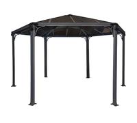 Pérgola estándar Mónaco (An x Pr: 390 x 450 cm, Color del armazón: Antracita, Aluminio)