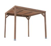 Pérgola estándar Ondara (L x An x Al: 300 x 300 x 250 cm, Madera, Con techo)