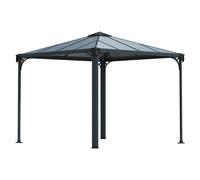 Pérgola estándar Palermo (An x Pr: 295 x 295 cm, Material del armazón: Aluminio, Gris)