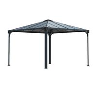 Pérgola estándar Palermo (An x Pr: 360 x 360 cm, Material del armazón: Aluminio, Gris)