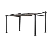 Pérgola mural 3 × 4m fréjus topo- estructura de aluminio