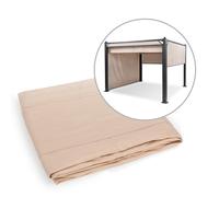 Blumfeldt Pérgola Pantheon Cortina set pared lateral de repuesto: 4 paredes 200 g/m² tela de poliéster 3 x 6 m
