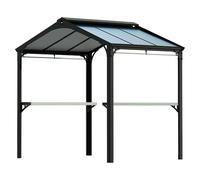 Pérgola para barbacoa Austin (An x Pr: 240 x 180 cm, Color del armazón: Antracita, Aluminio)