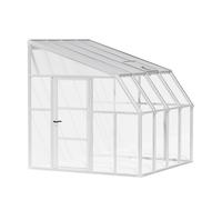 Pérgola para porche de aluminio palram sun room de 2,60 x 2,58 m blanco