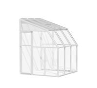 Pérgola para porche de aluminio palram sun room de 2 x 2 m blanco