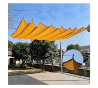 Pérgola retráctil impermeable cubierta de sombra multicolor varios tamaños(Soil Yellow,0.9x3m)