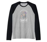 Perhaps You were Created For Such A Time As This Bible Verse Camiseta Manga Raglan