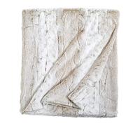 Peri Home Manta de piel sintética de lujo de leopardo, manta de cama súper suave y esponjosa para dormitorio, 50 x 60 pulgadas, manta peluda, cómoda, cálida y acogedora manta de felpa para cama, sofá,