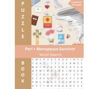 Peri + Menopause Survivor Wordsearch Puzzle Book | 8.5 x 11
