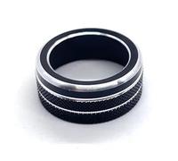 Perilla aire acondicionado Para VW Para Polo GTI Para Golf 4 5 6 7 8 2018 2019 2021 2022 Perilla Ajuste Espejo Retrovisor Cubierta Botón(Negro)