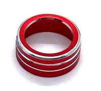 Perilla aire acondicionado Para VW Para Polo GTI Para Golf 4 5 6 7 8 2018 2019 2021 2022 Perilla Ajuste Espejo Retrovisor Cubierta Botón(ROJO)