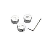 Perilla Bajo Guitarra Eléctrica 3 Uds. Con Orificio Volumen Control Tono Cúpula Guitarra Metal Perilla Superior Tapas Potenciómetro