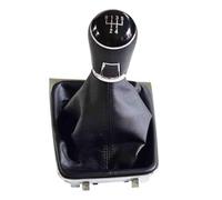 Perilla Caja Cambios para Golf 7 para A7 MK7 para GTD para GTI 2013-2018 Perilla Cambio Nivel Palanca Cambios con Funda Cuero 5 6 Velocidades Perilla Cambio Marchas(5 Speed)