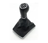 Perilla Caja Cambios Para Opel Para ASTRA III H 1.6 Para VAUXHALL 2004-2010 Pomo Palanca Cambios 5/6 Velocidades Con Funda Cuero(12345r Black)