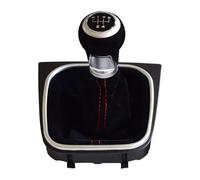 Perilla Caja Cambios Para VW Para G&olf 5 Para G&olf 6 MK5 MK6 R32 Para GTI 2004-2009 5 6 Velocidades Pomo Cambio Marchas Cuero Funda Polaina Completa Manual