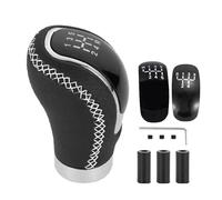 Perilla Caja Cambios Perilla Cambio Marchas Universal Coche 5 6 Velocidades Manija Palanca Cambios Palanca Cambios Cuero Modificada Manuales Perilla Cambio Marchas(B)