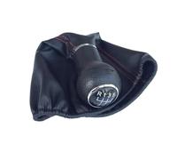 Perilla Cambio de Marchas para Seat para Cordoba para Ibiza para Inca 1996-2001/cuero PU MT 5/6 Perilla De Palanca De Cambios De Velocidad Perilla De Caja De Cambios Palanca de Cambios Coche(Style 4