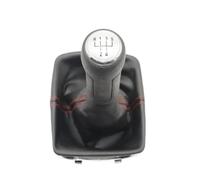 Perilla cambio For Polo 9N 9N2 2002-2009 2010 Car 5 Speed Gear Shift Knob Gaiter Leather Boot Car-styling Palanca Cambios