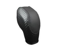 Perilla cambio Funda Para Pomo Cambio Marchas Cuero Fibra Carbono Color Fibra De Carbono Cosida A Mano Para Edge 2013-2018 Funda Para Freno Mano Palanca Cambios(Color4 for gear)