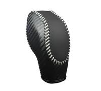 Perilla cambio Funda Para Pomo Cambio Marchas Cuero Fibra Carbono Color Fibra De Carbono Cosida A Mano Para Edge 2013-2018 Funda Para Freno Mano Palanca Cambios(Color1 for gear)