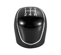 Perilla Cambio Marchas 5/6 Velocidades para Mondeo 4 Mk4 para Focus S-MAX C-MAX Kuga Galaxy Palanca Cambios Cuero Accesorio para Automóvil Autopartes(Black 5 Speed)
