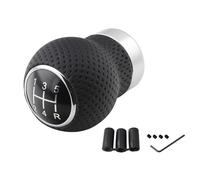 Perilla Cambio Marchas Cuero PU Universal 5/6 Velocidades Perilla Cambio Manual Automóvil Perilla RepuestCabezal Cambio Modificado Coche Pomo Palanca Cambios(5 Speed)