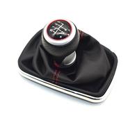 Perilla Cambio Marchas Para VW Para Golf 4 IV MK4 G-TI R32 Para Bora Para Jetta 1999-2004 5/6 Velocidad 12mm Perilla Palanca Cambios Palanca Cambios Bota De Polaina Palanca Cambios Coche(5 Speed)