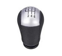 Perilla cambio Perilla De Cambio De Marchas De 5/6 Velocidades Para Focus 2 MK2 2005-2011 Repuesto De Palanca De Cambios Con Cabezal De Balonmano Estilo Coche Palanca Cambios(6 Speed Silver knob)